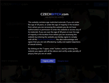 Tablet Screenshot of czechbitch.com